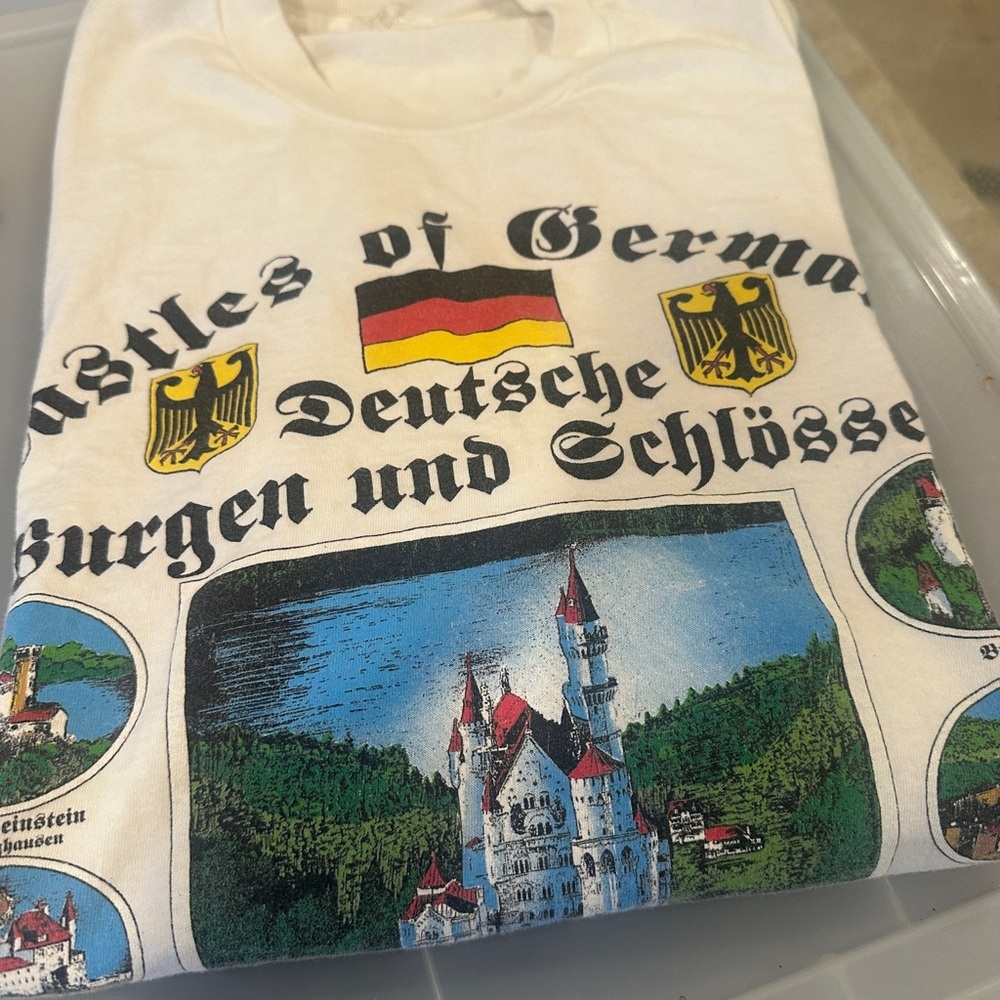 Vintage Castles of Germany Graphic T-Shirt - Picture 7 of 7